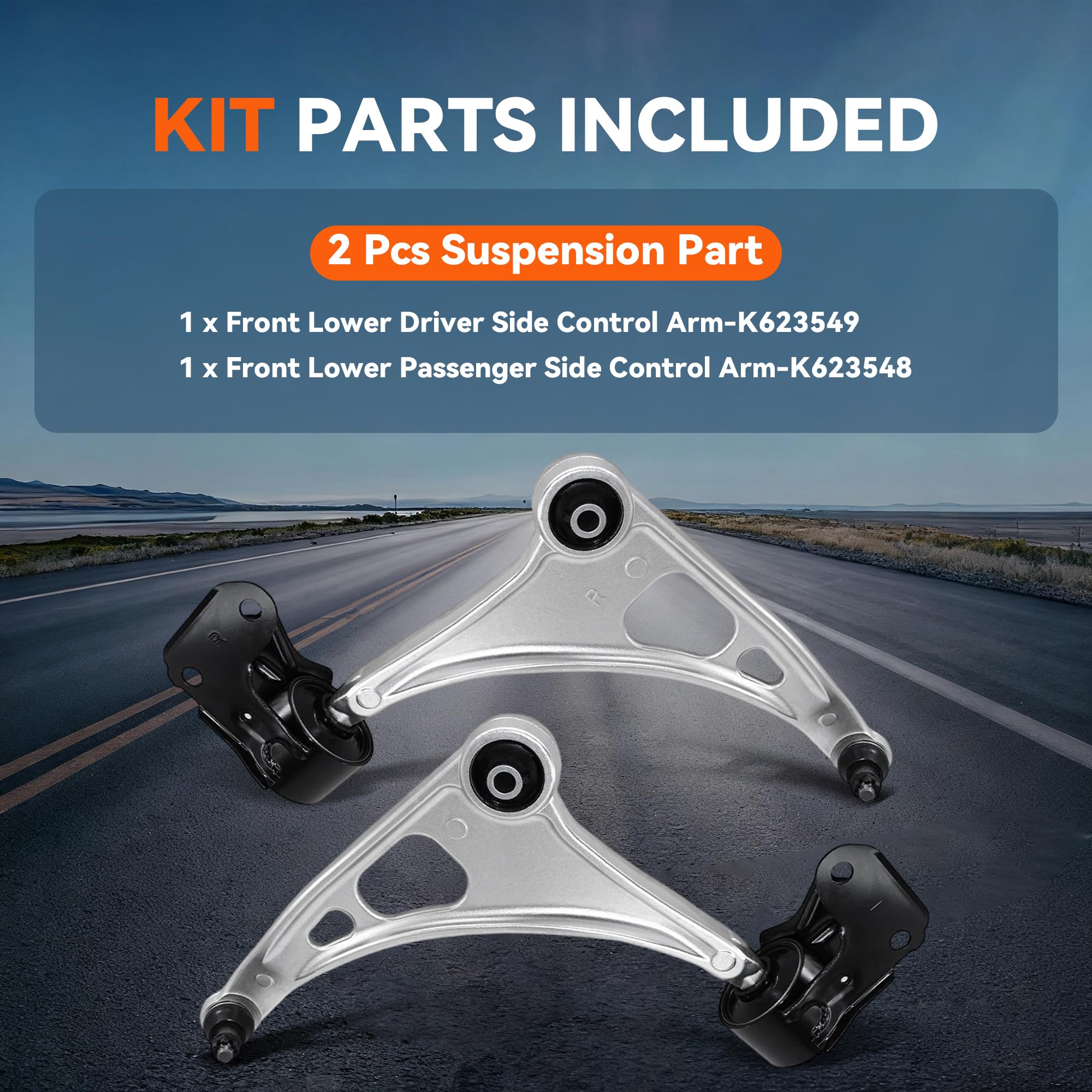 Amazon.com: Psrorkeu - Front Suspension Kit Lower Control Arms w